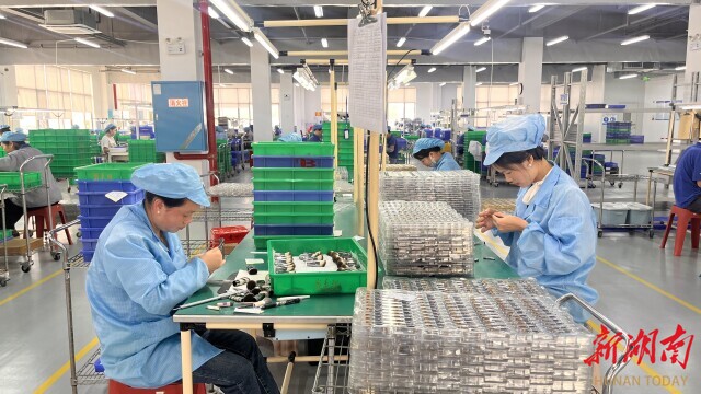 业用小小化妆刷“破圈” 湖南日报麻将胡了试玩从沿海到内陆炎陵一企(图3)